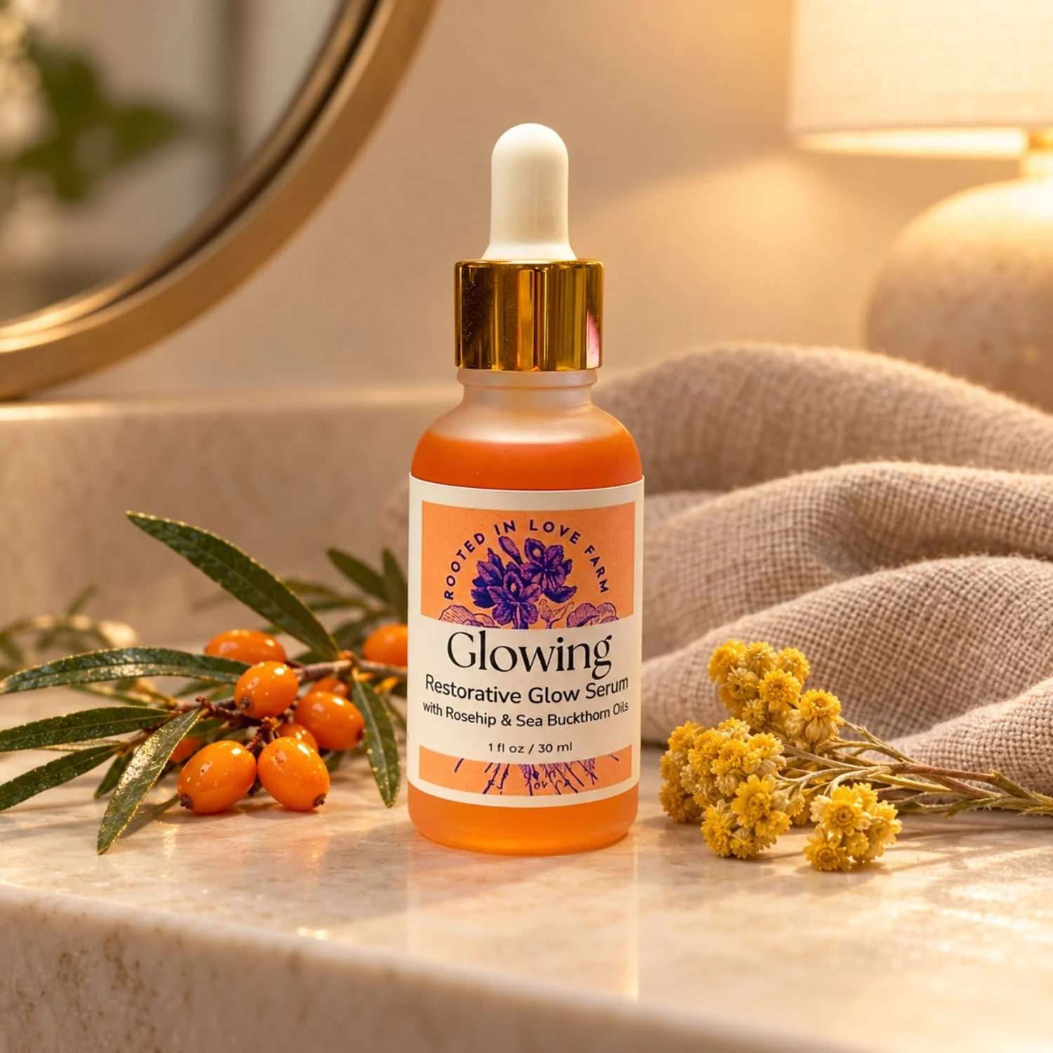 Glowing Hyper Glow Face Serum | Natural Anti-Aging Skincare by